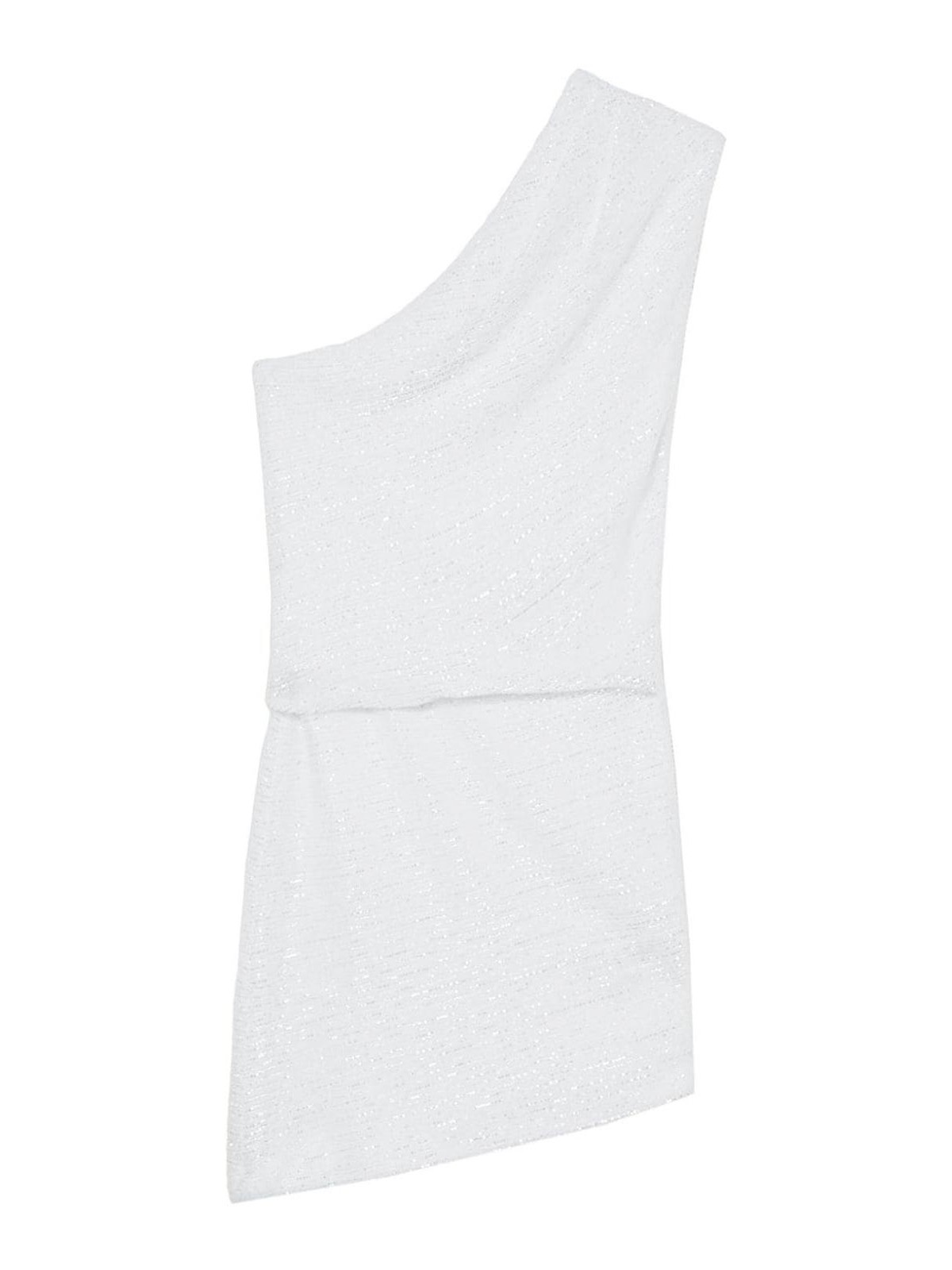 Iro Shoulder Mini Dress In White