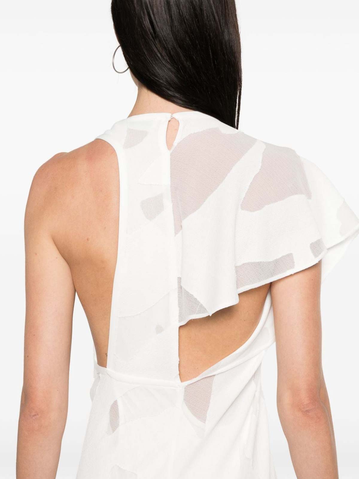 Shop Iro Crepe Dress In White