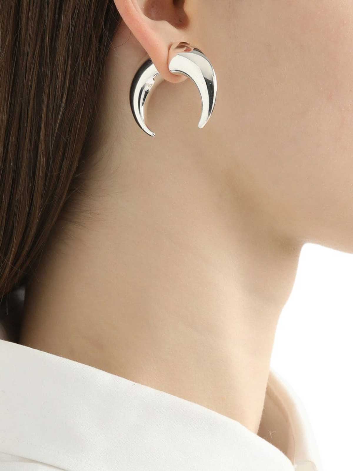Marine Serre マリーンセル SS24 MOON HOOPS / MT10 SIL - NUBIAN