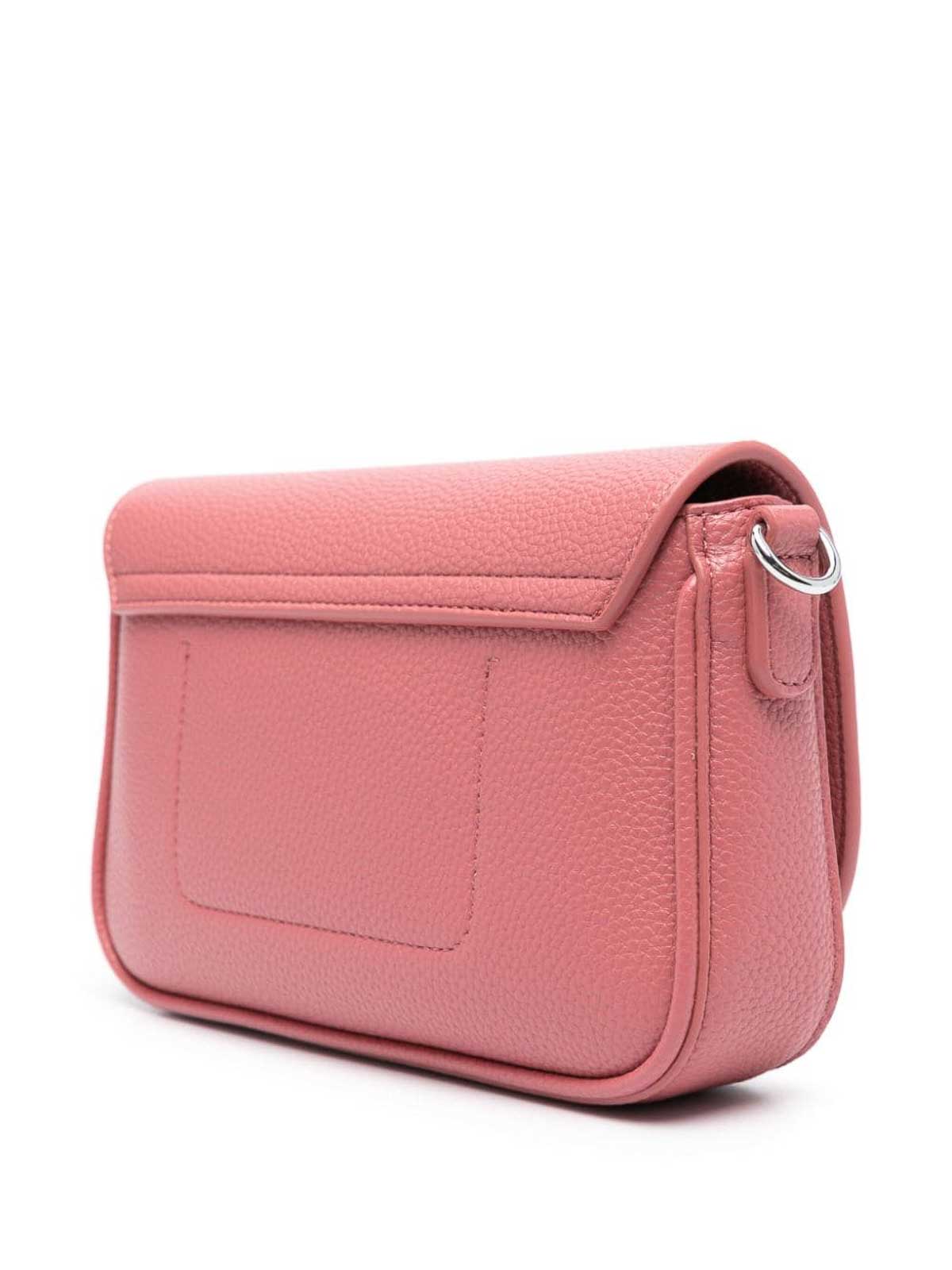 Shop Emporio Armani Crossbody Mini Bag In Light Red