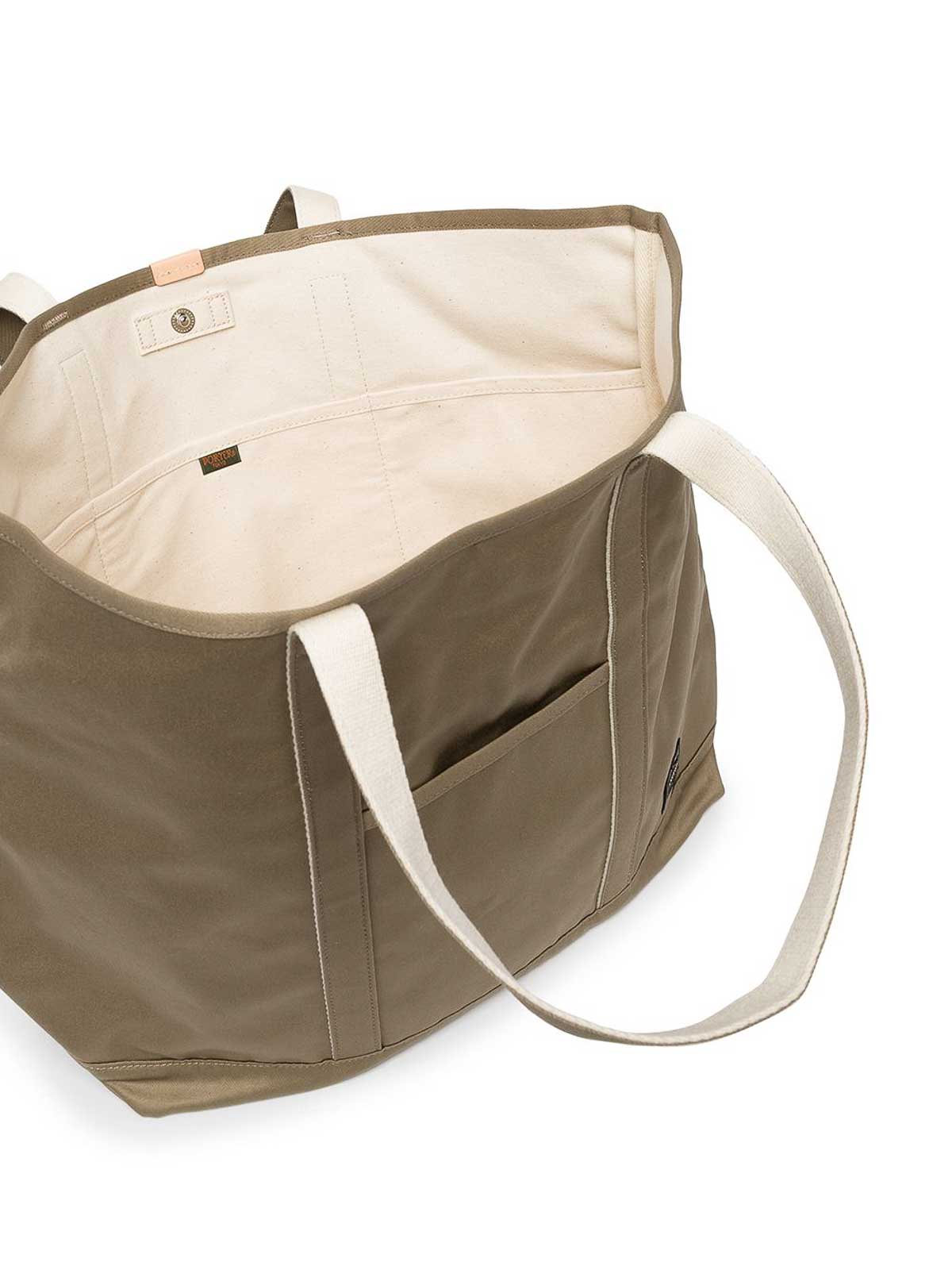 Shop Porter-yoshida & Co Weapon Tote Bag In Beige