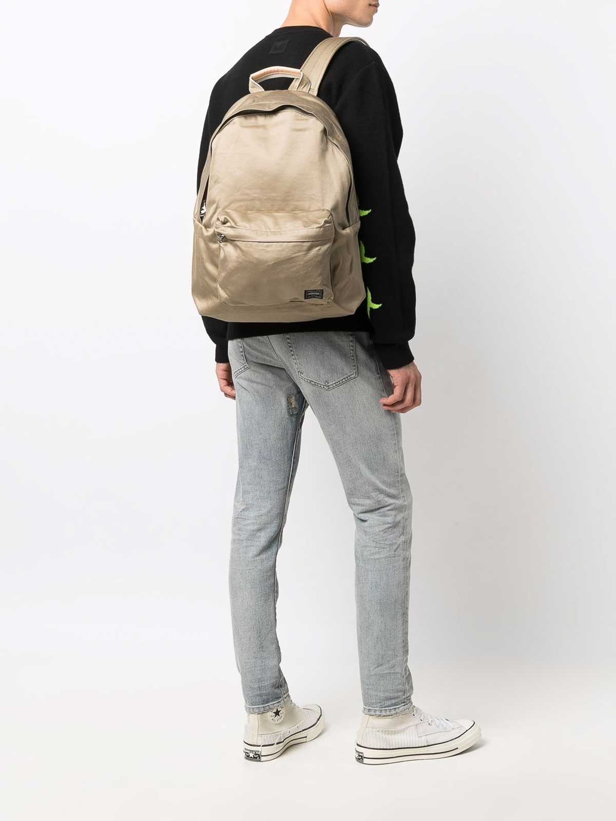 Shop Porter-yoshida & Co Weapon Backpack In Beige