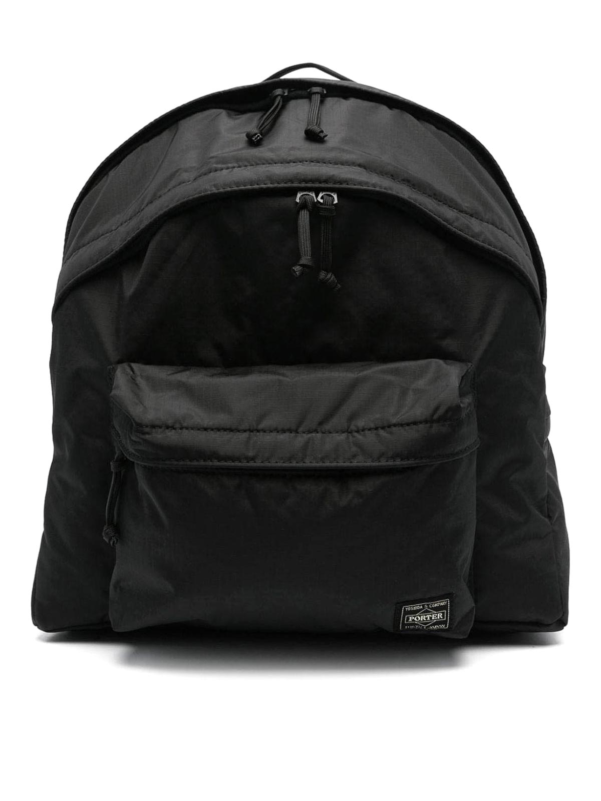 Porter-yoshida & Co Logo-patch Padded Backpack In Black