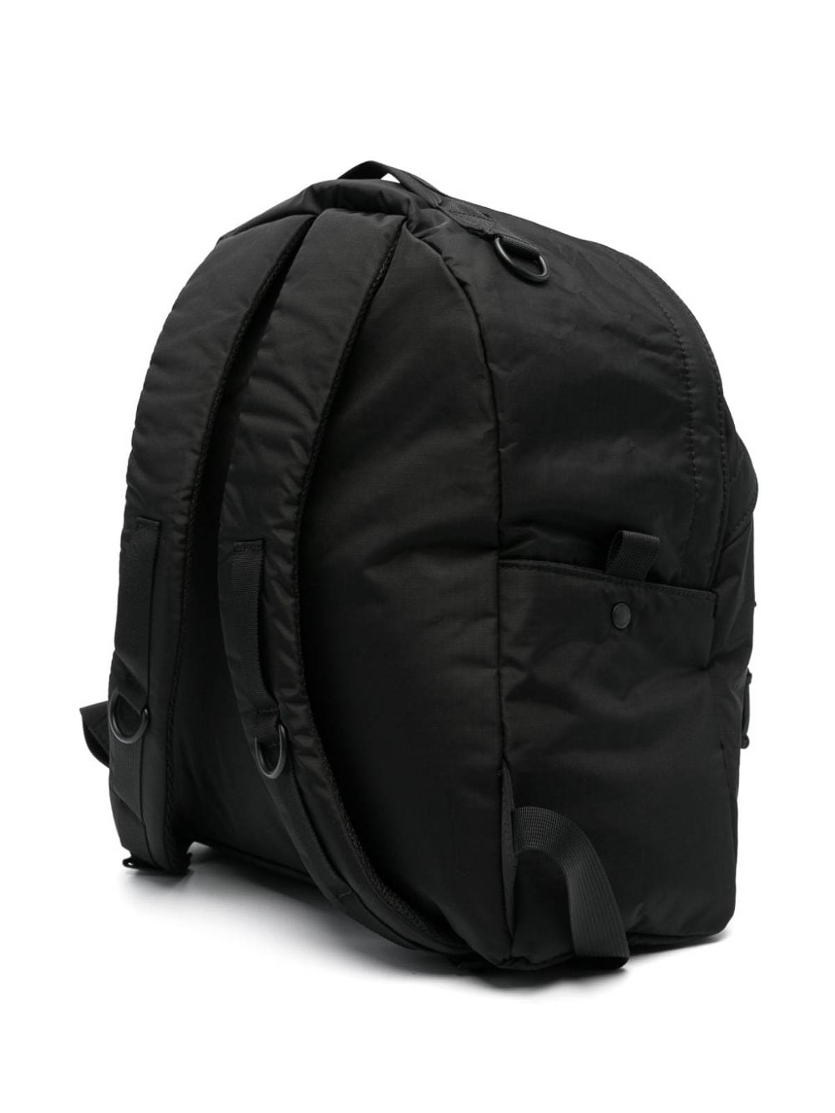 Porter-yoshida & Co Logo-patch Padded Backpack In Black