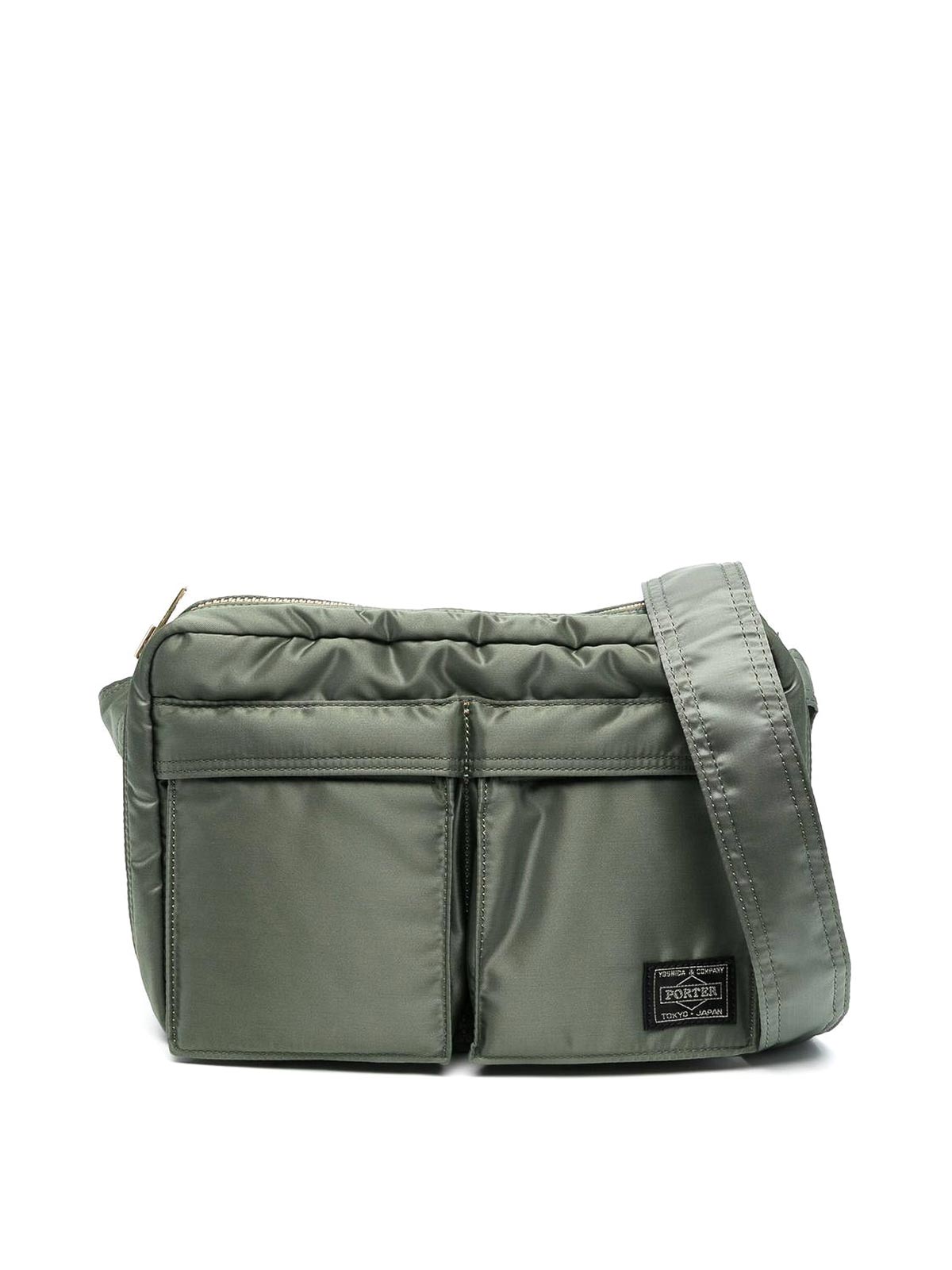 Porter-yoshida & Co Tanker Shoulder Bag In Green