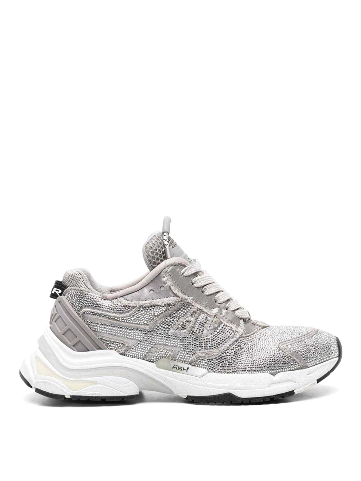 Shop Ash Racer Strass Sneakers In Silver