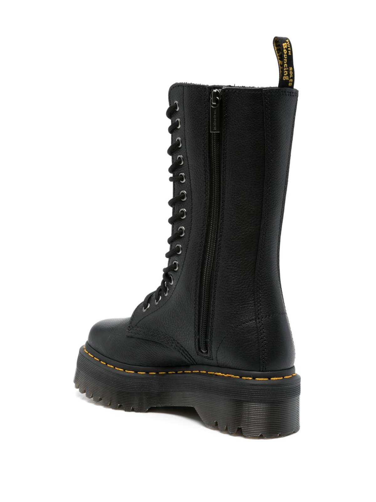 Shop Dr. Martens' Leather Boots In Black