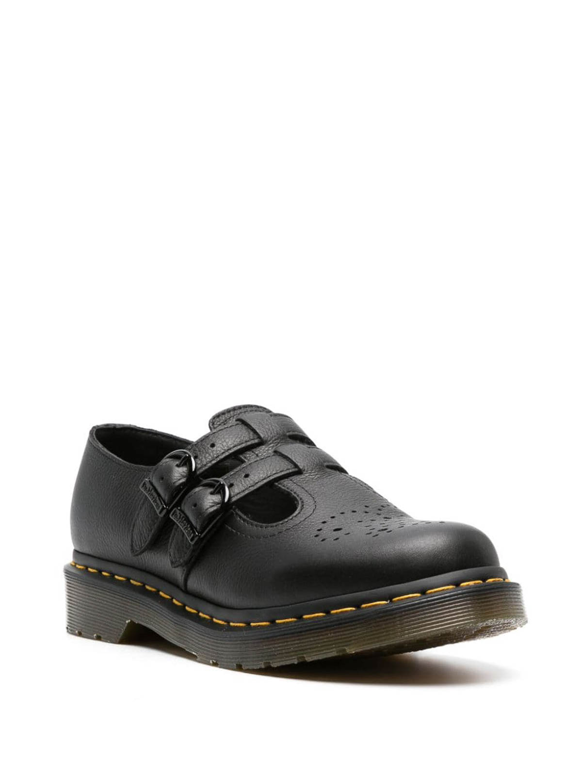 Shop Dr. Martens' Mary Jane Loafers In Black