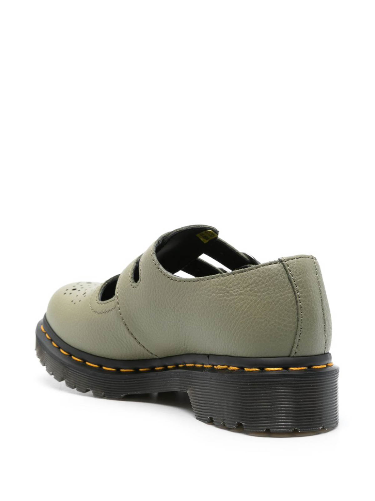 Shop Dr. Martens' Mary Jane Loafers In Green