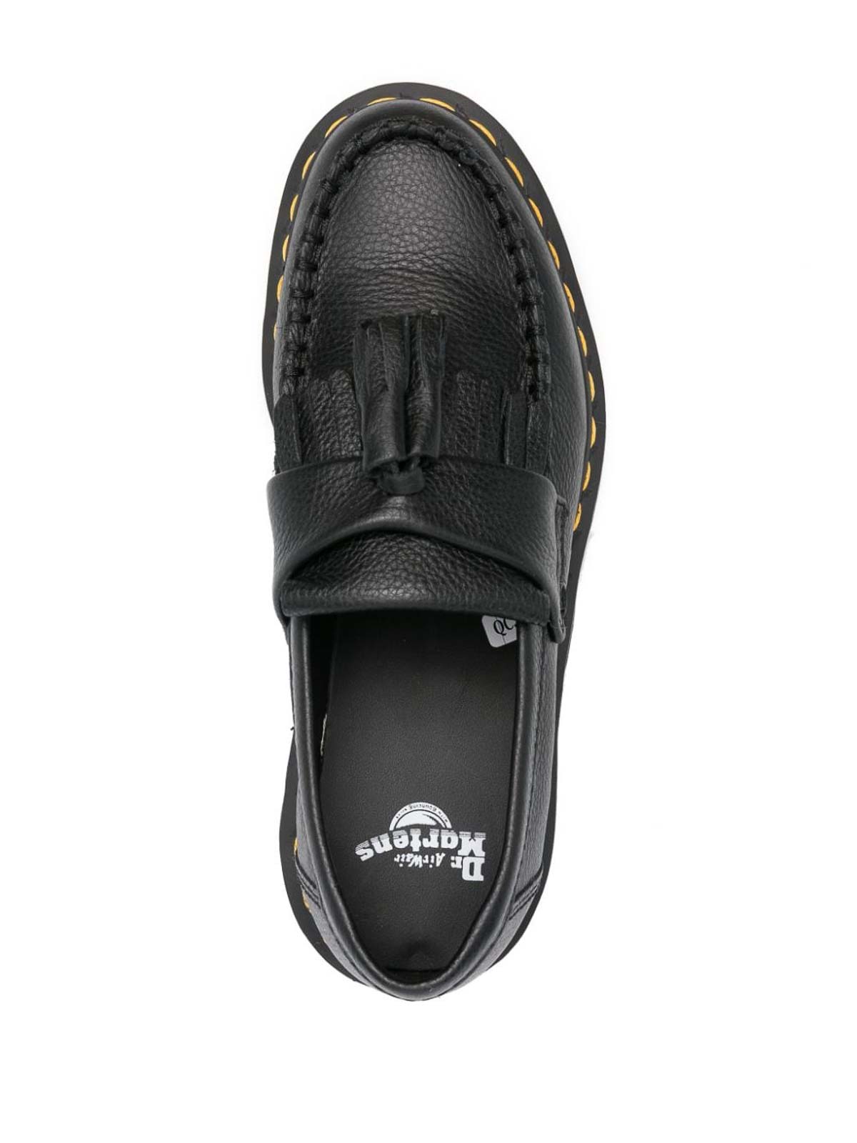Shop Dr. Martens' Adrian Leather Loafes In Black
