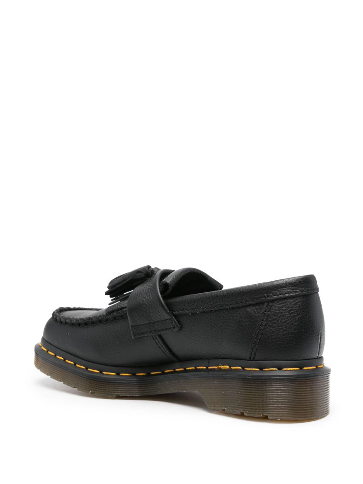 Shop Dr. Martens' Adrian Leather Loafes In Black