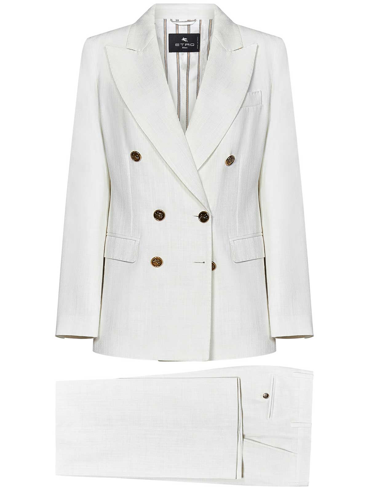 Shop Etro Traje - Blanco In White