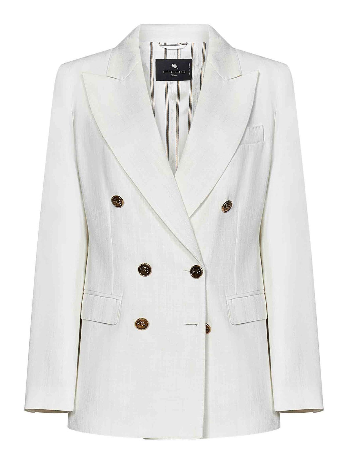 Shop Etro Traje - Blanco In White