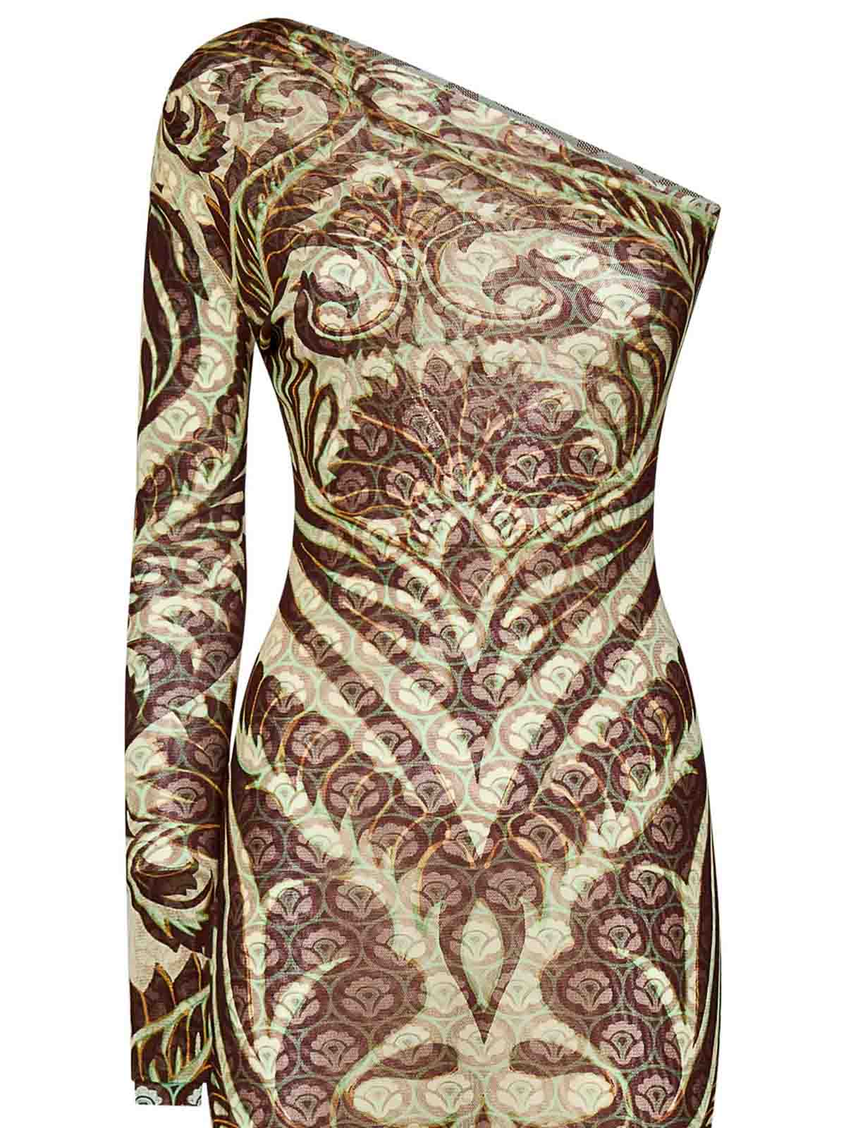 etro one shoulder dress Etro