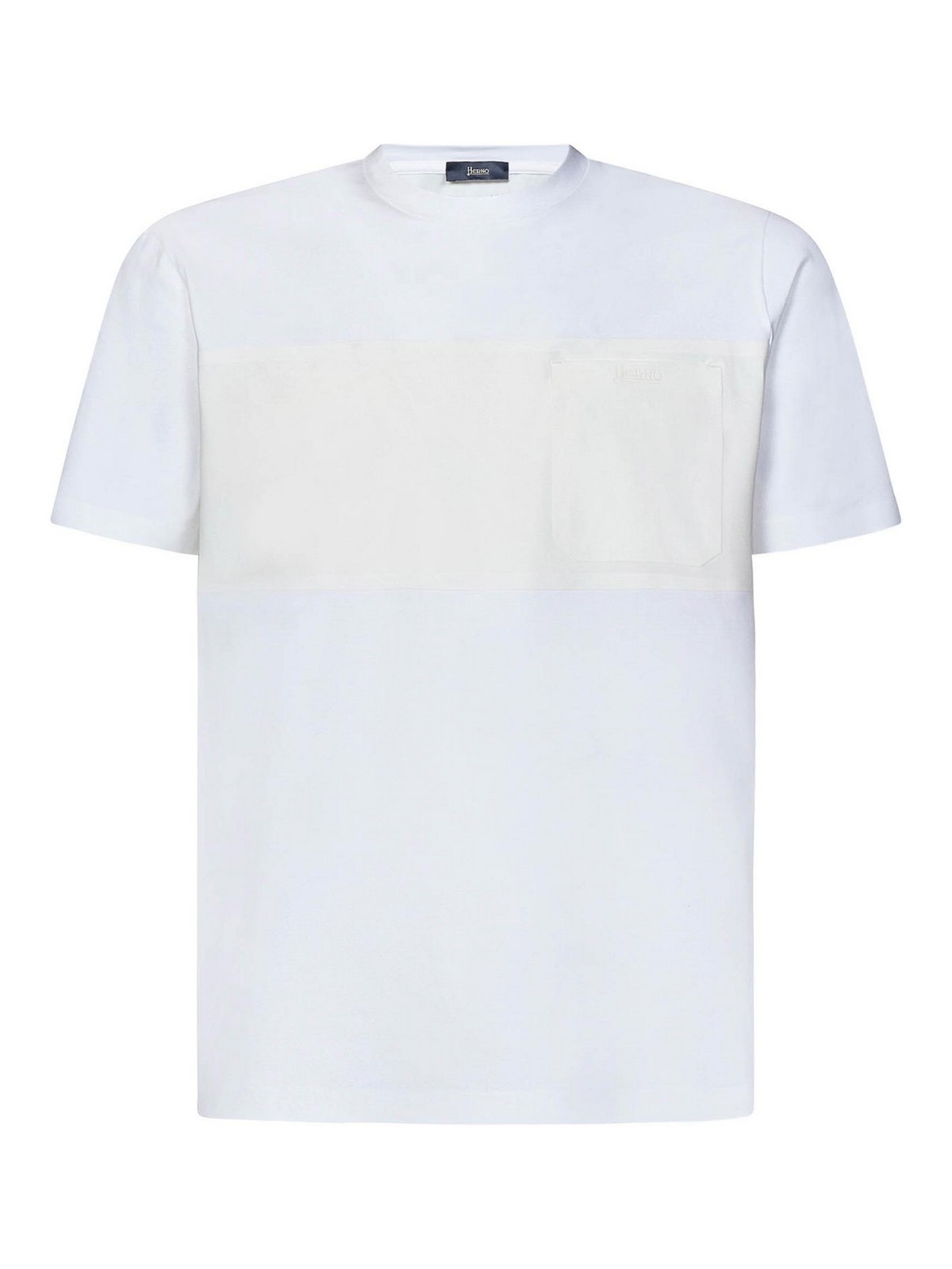 Herno Cotton Jersey T-shirt In White
