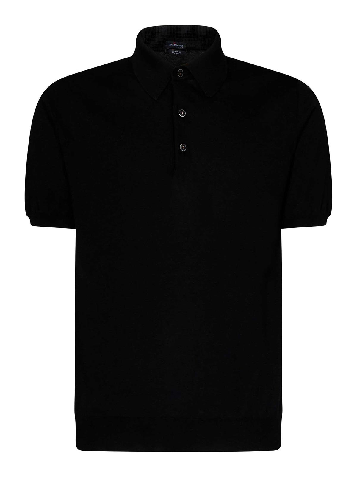 Shop Kiton Polo - Negro In Black