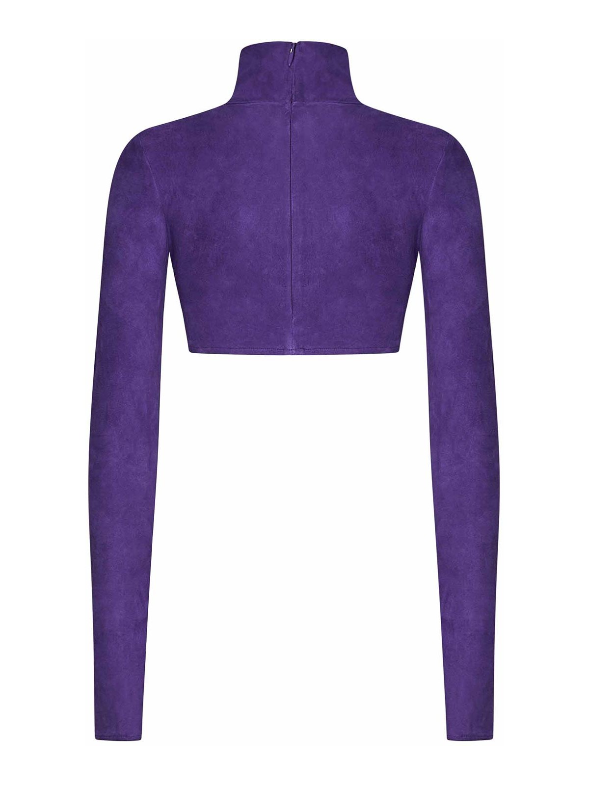 Shop Laquan Smith Top - Púrpura In Purple
