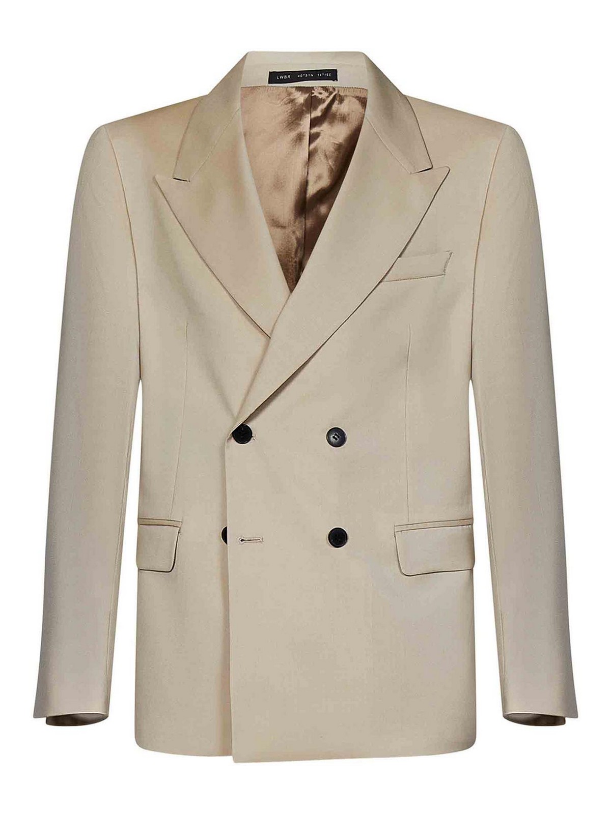 Shop Low Brand Sand-colored Suit In Fresh Virgin Wool In Beige