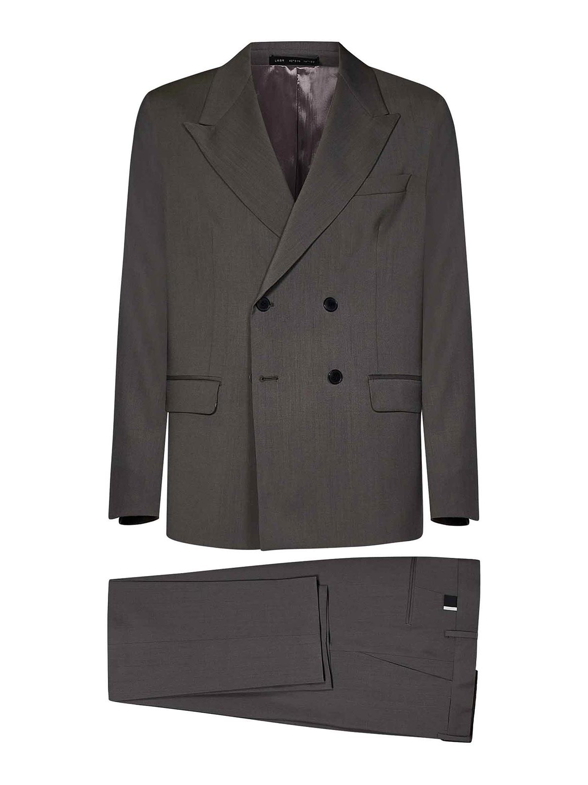 Shop Low Brand Bracco-colored Tropical Virgin Wool Suit In Grey