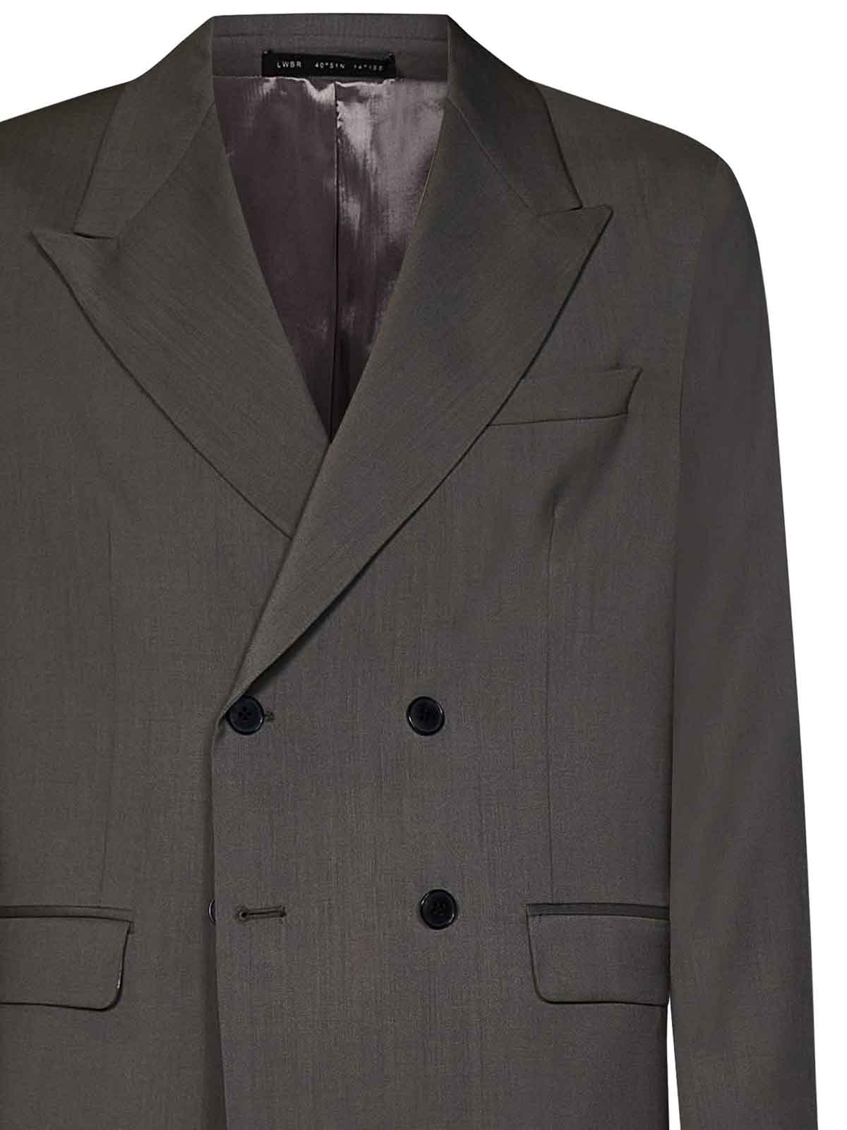 Shop Low Brand Bracco-colored Tropical Virgin Wool Suit In Grey