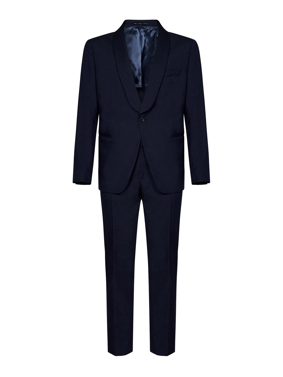 Low Brand Navy Blue Tropical Virgin Wool Evening Suit