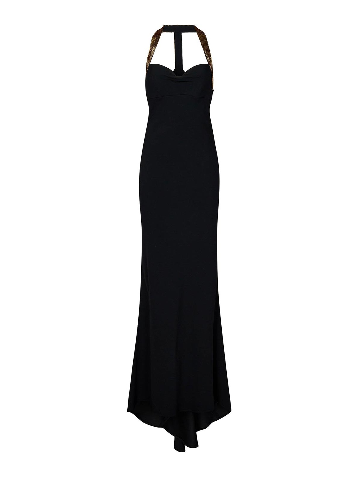 Shop Moschino Vestido De Noche - Negro In Black