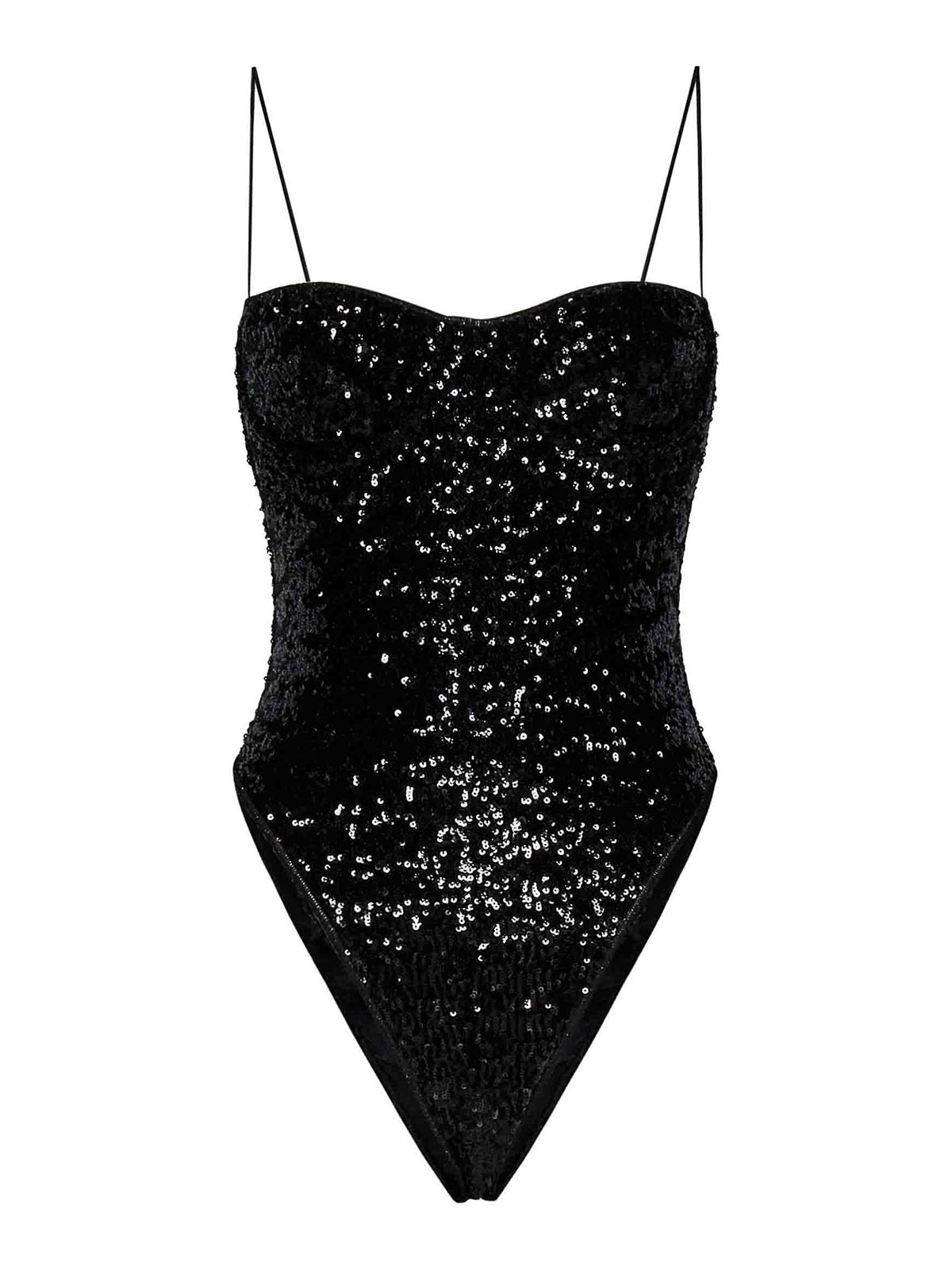 Shop Oseree One-piece Swimsuit In Black