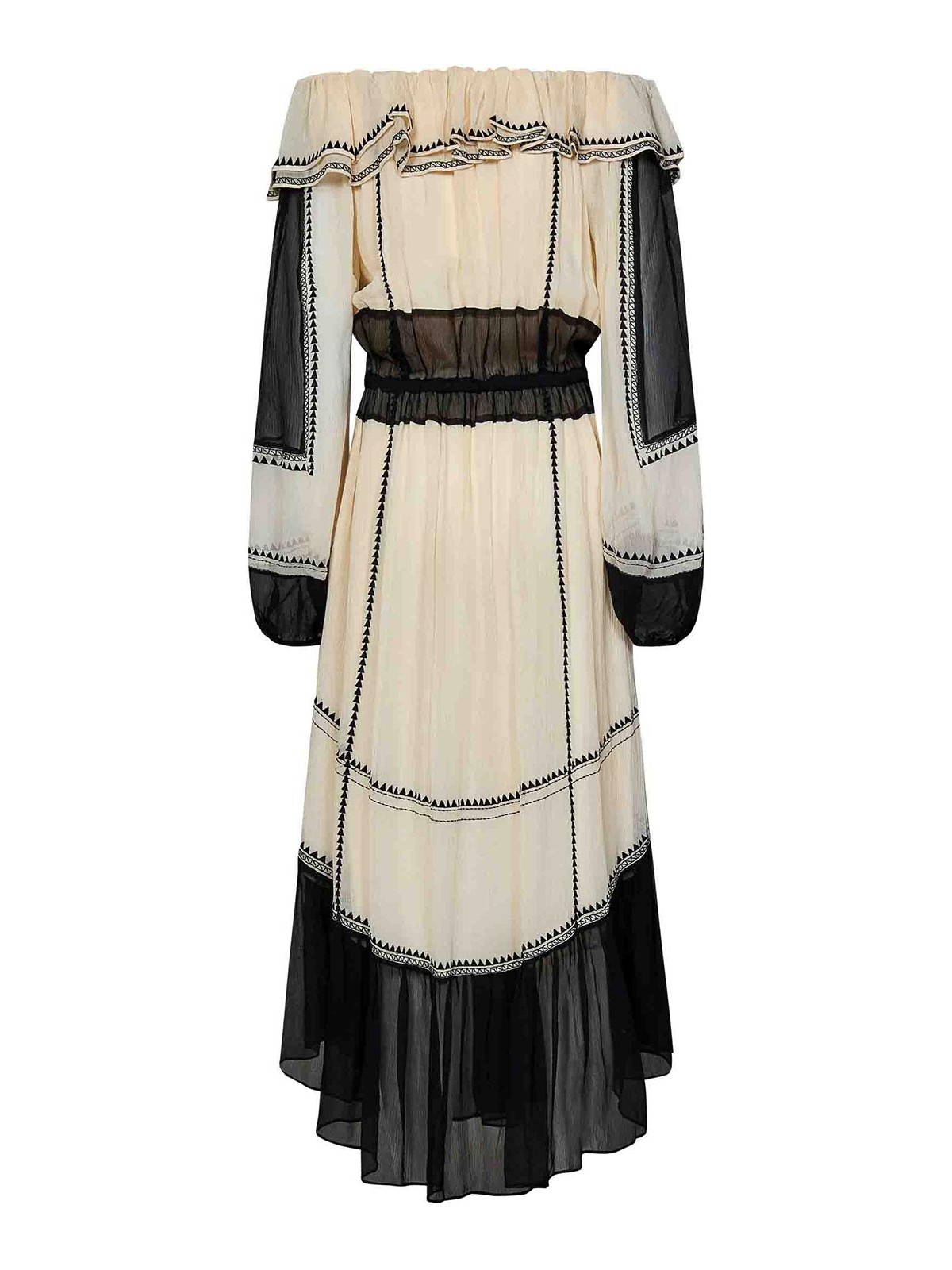 Shop Ulla Johnson Evangeline Midi Dress In White