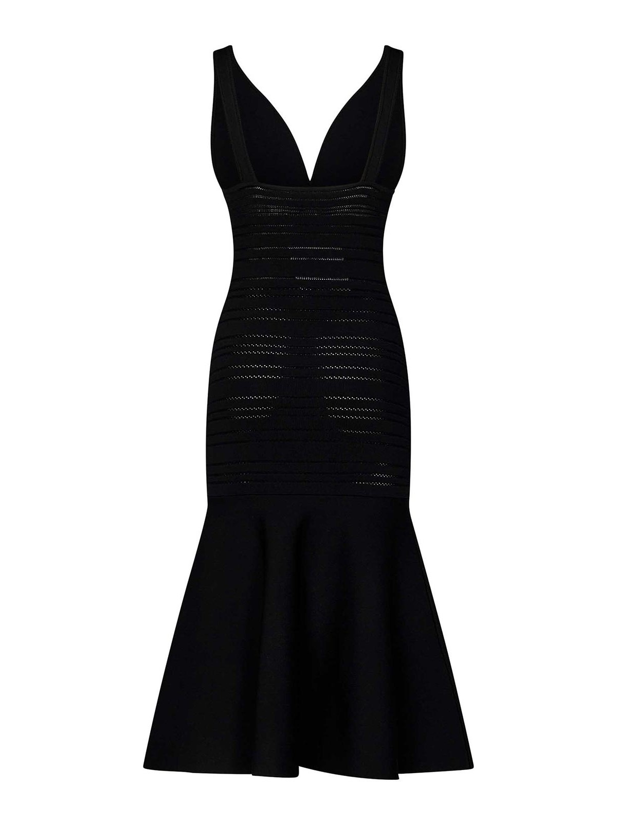 Shop Victoria Beckham Vestido Midi - Negro In Black