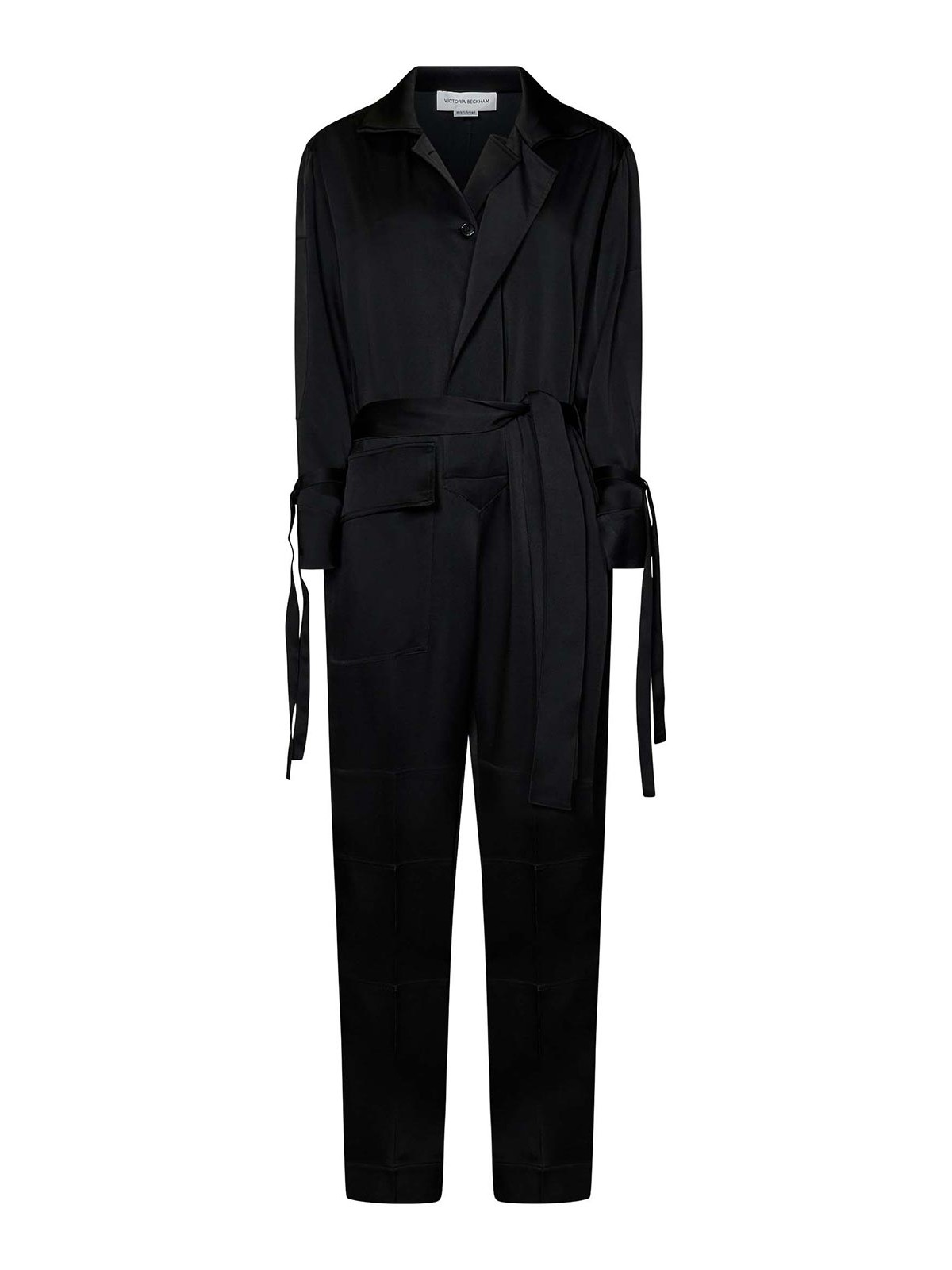 Shop Victoria Beckham Jumpsuit In Black