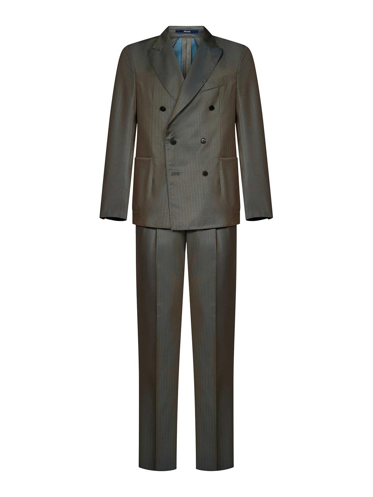 Shop Drumohr Mud-colored Suit In Brown