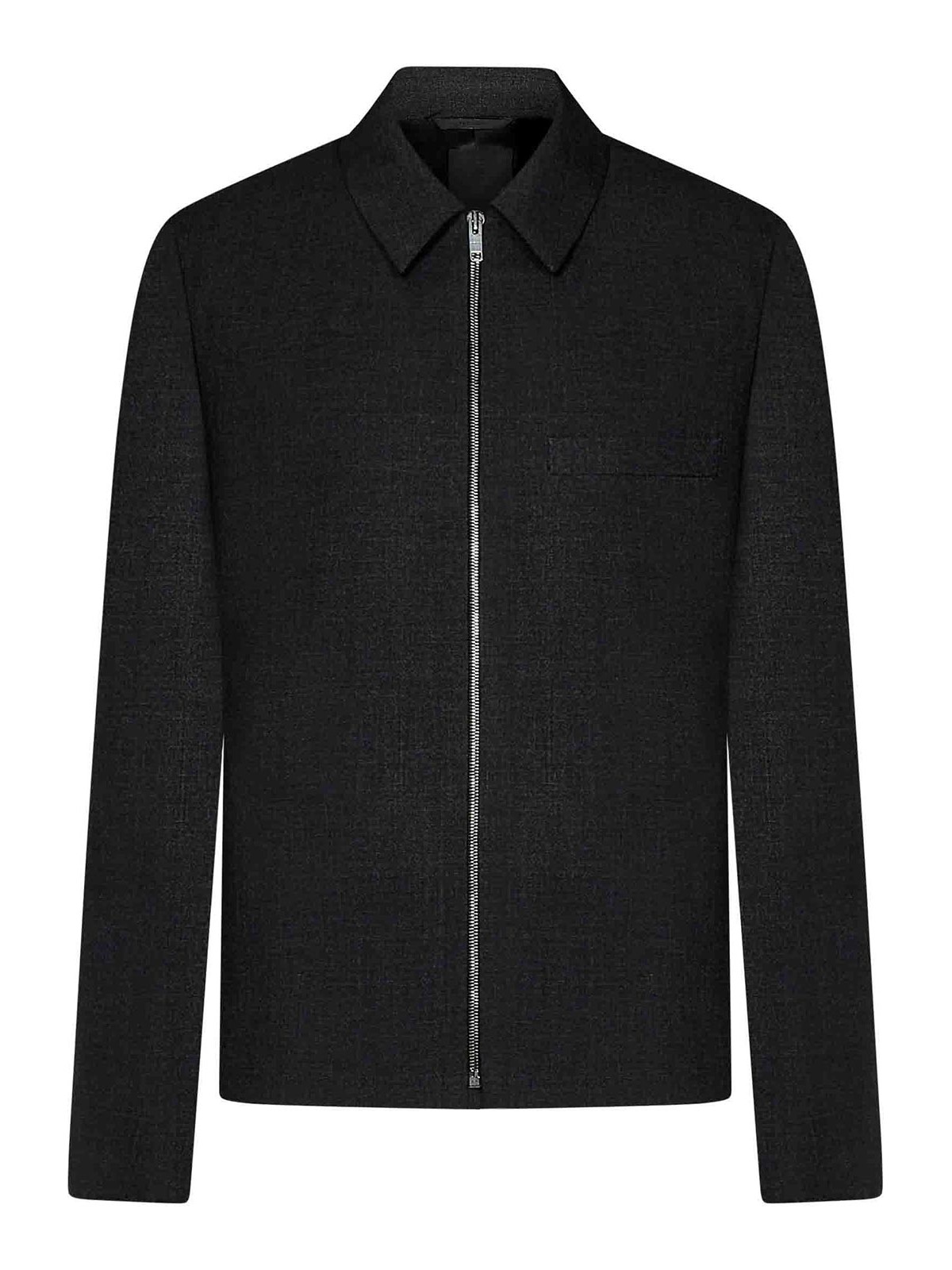 Shop Givenchy Graphite Gray Jacket In Grey