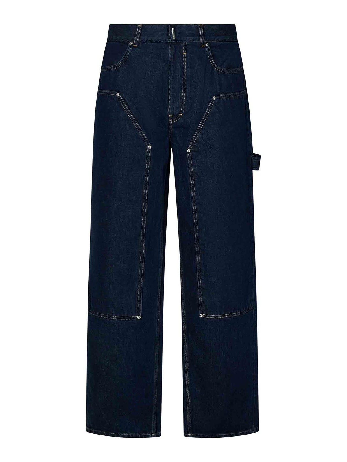Givenchy Carpenter Cargo Jeans In Blue