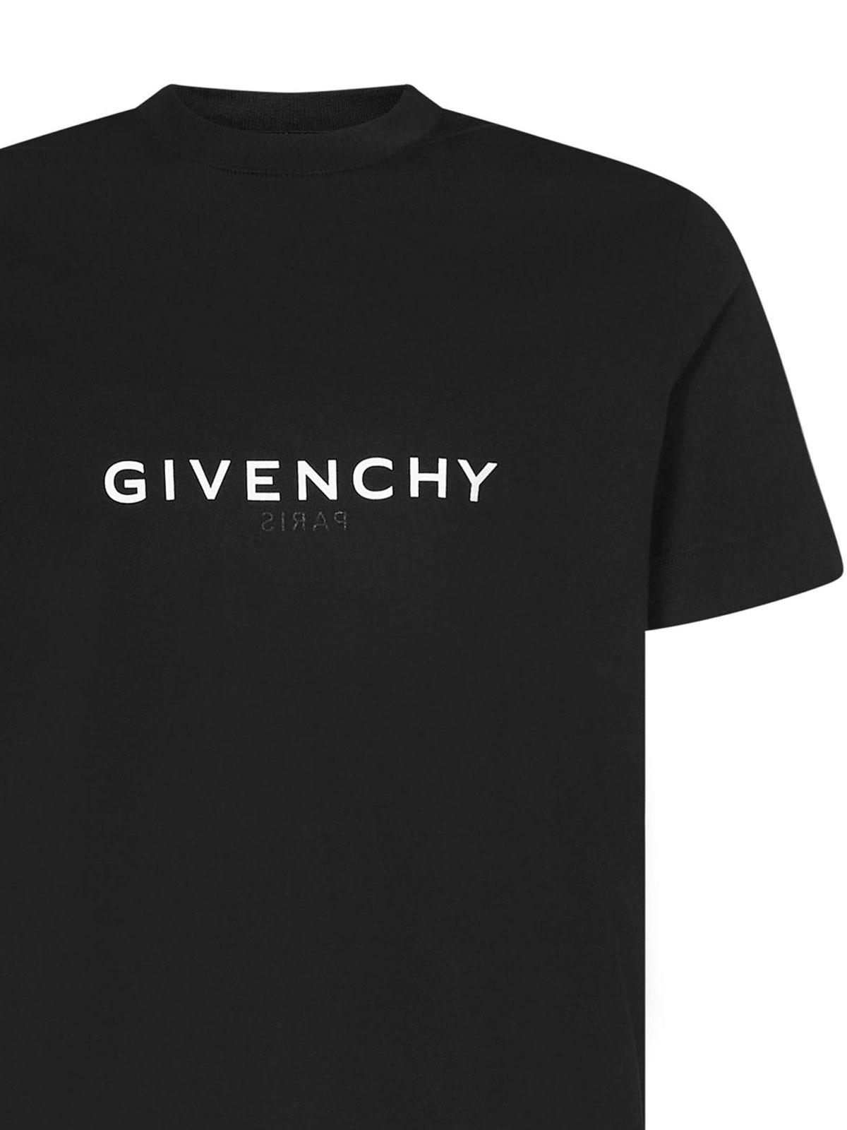 Shop Givenchy Cotton Jersey T-shirt In Black