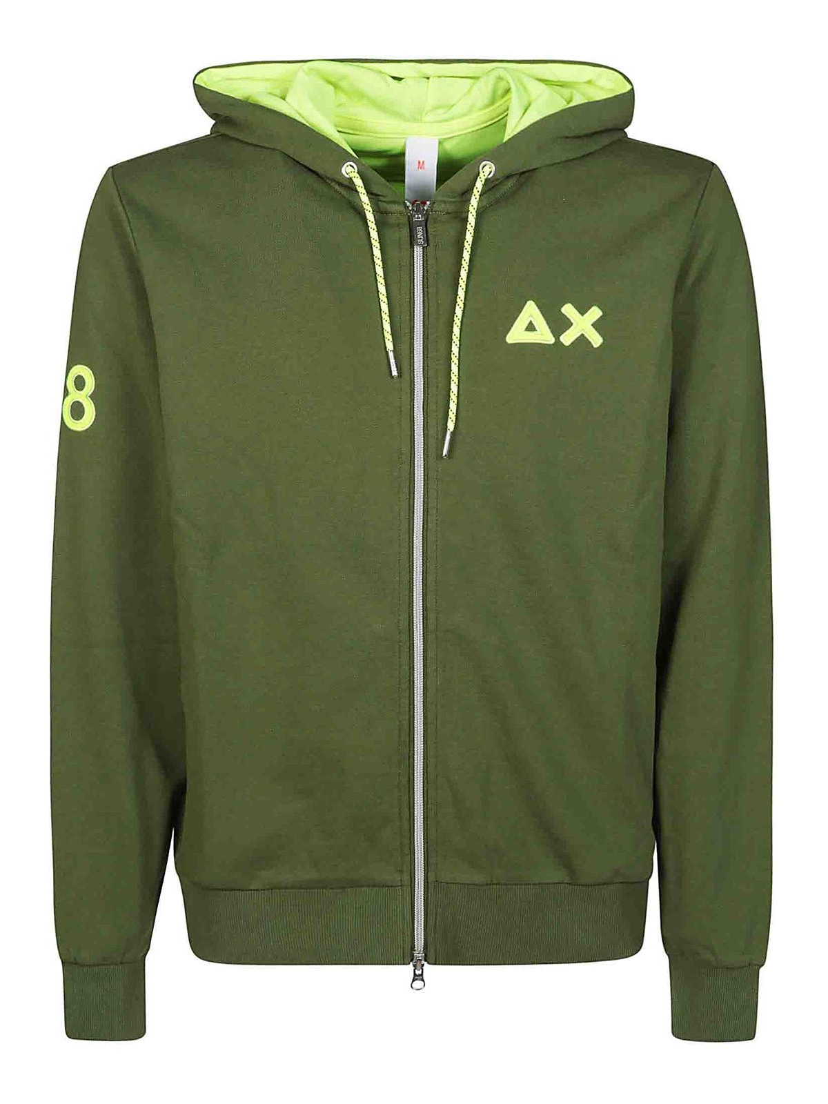 Shop Sun 68 Sweatshirt In Dark Green