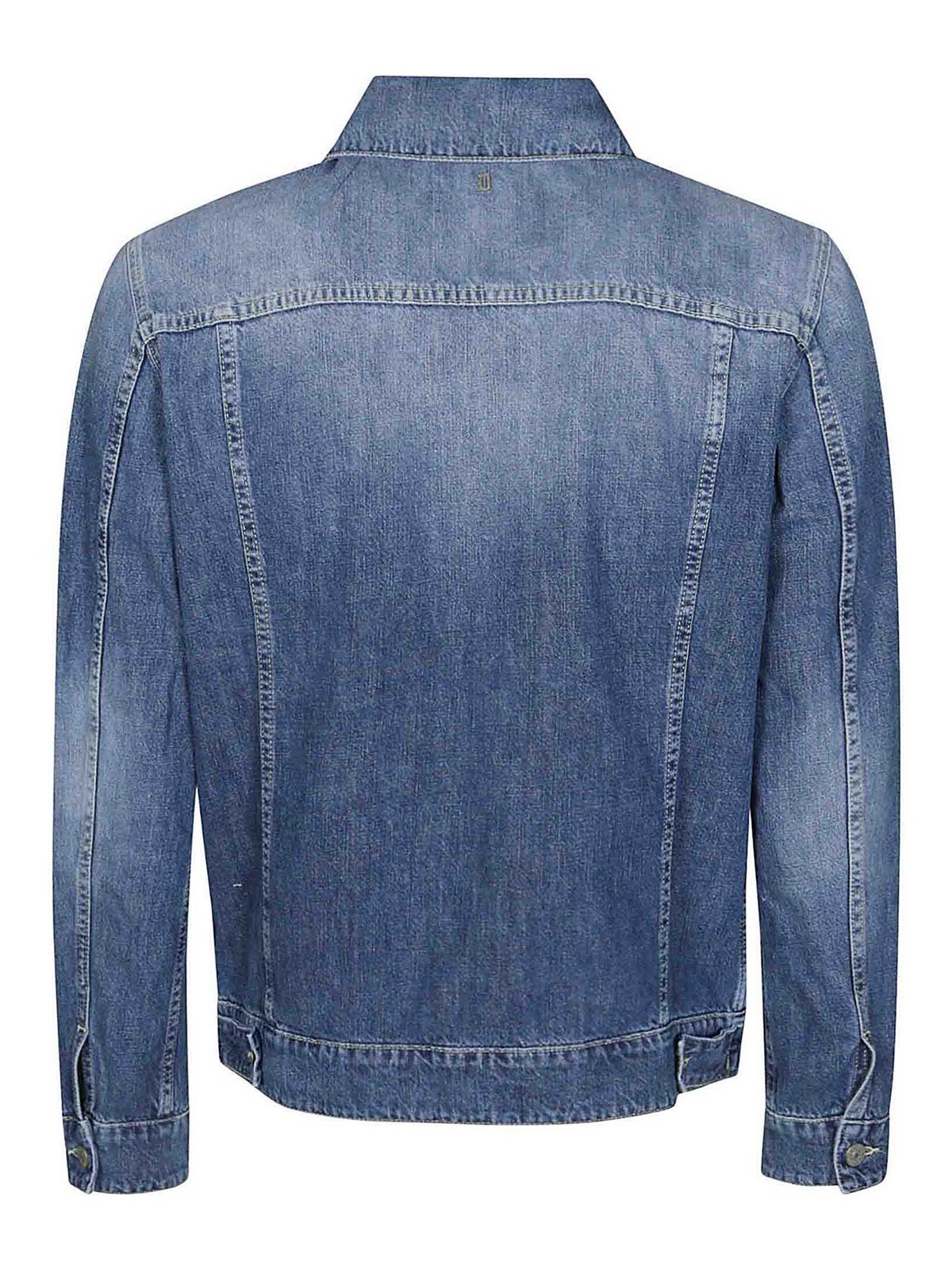 Shop Dondup Denim Jacket In Blue