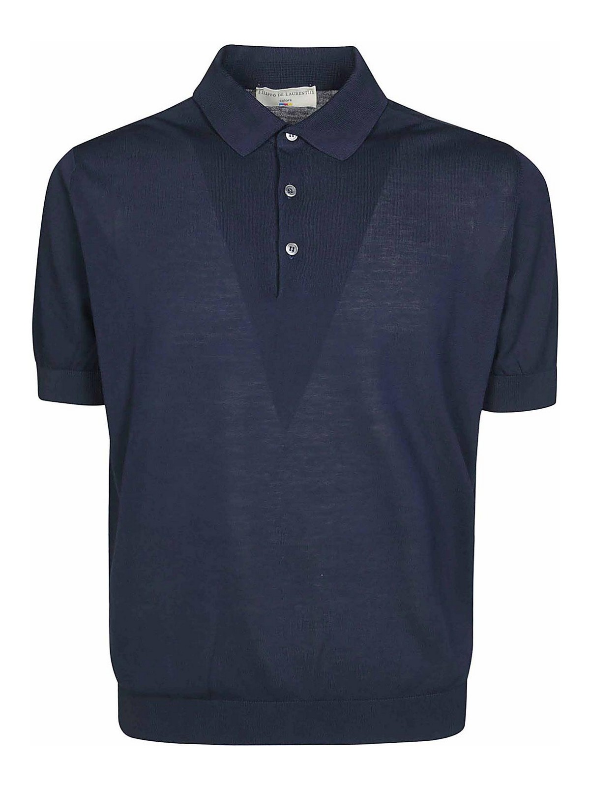 Shop Filippo De Laurentiis Polo In Blue