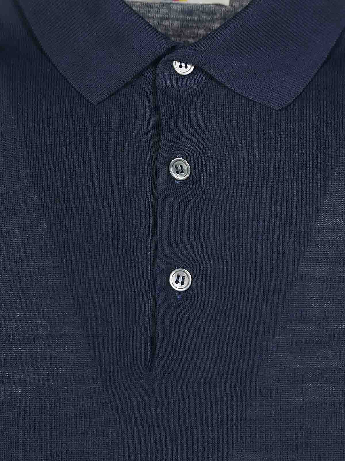 Shop Filippo De Laurentiis Polo In Blue