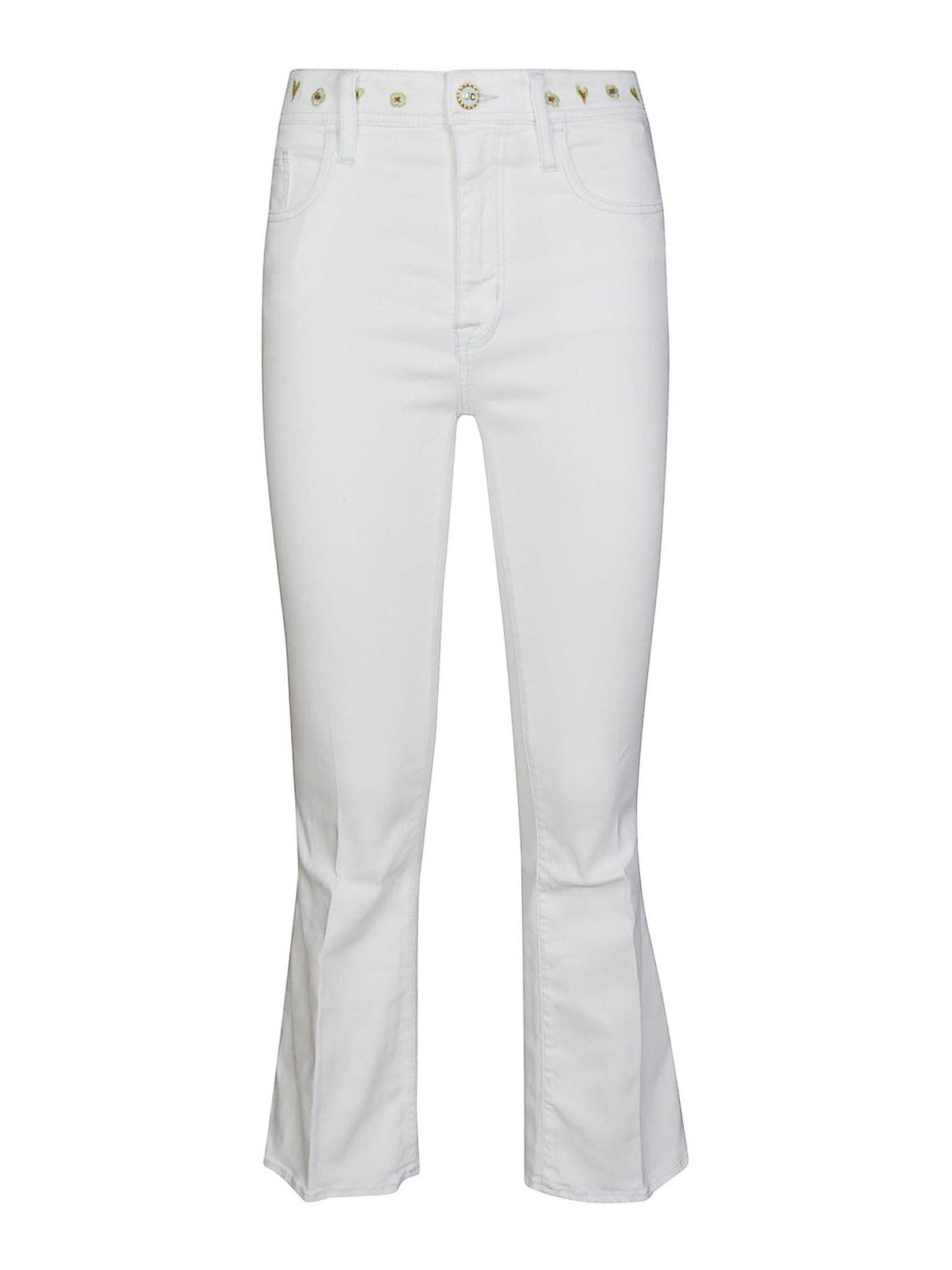 Jacob Cohen Victoria Flared Jeans In White