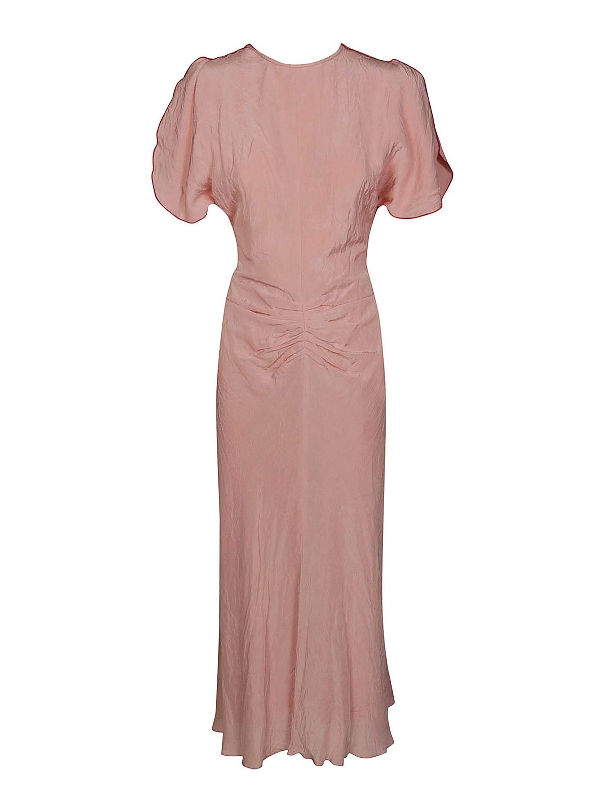 Victoria Beckham Draped Mini Dress In Pink