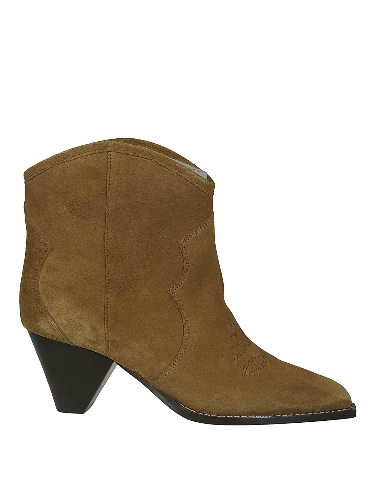 Isabel Marant Étoile Darizo Suede Ankle Boots In Brown