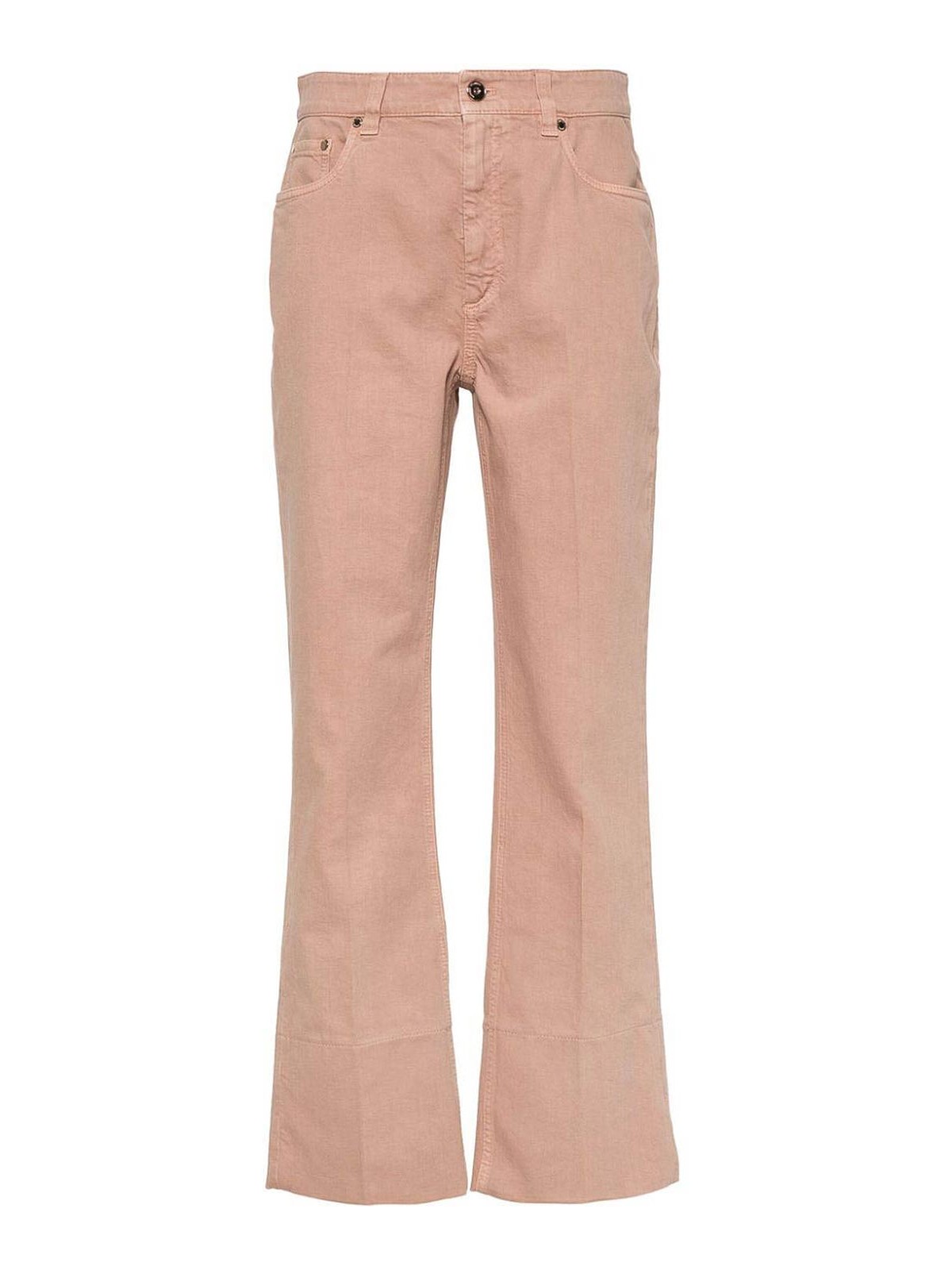 Brunello Cucinelli Dyed Pants In Pink