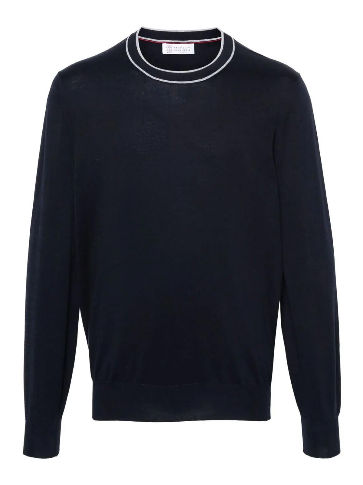 Brunello Cucinelli Crew-neck Sweater In Black