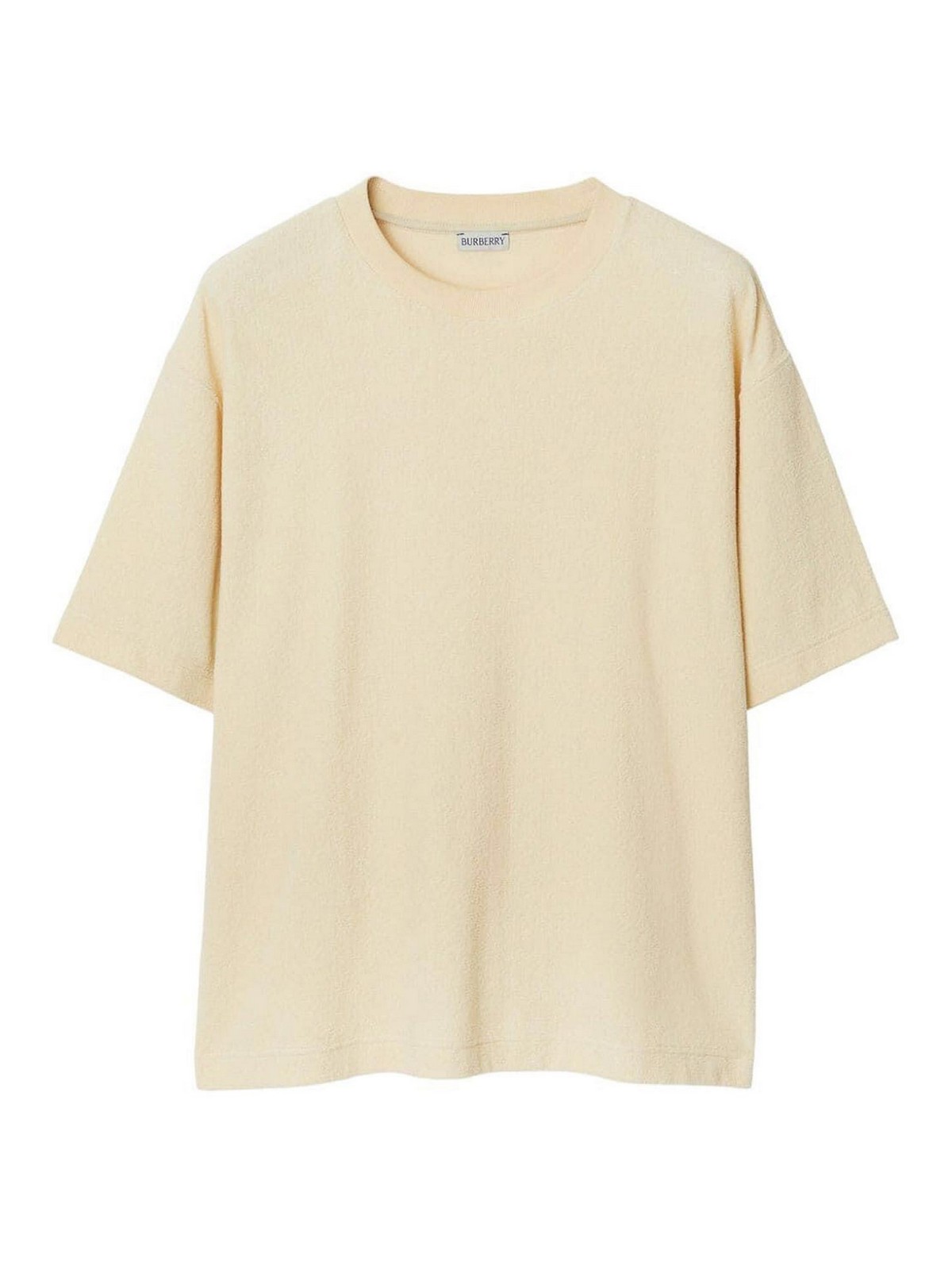 Burberry Cotton T-shirt In Neutral