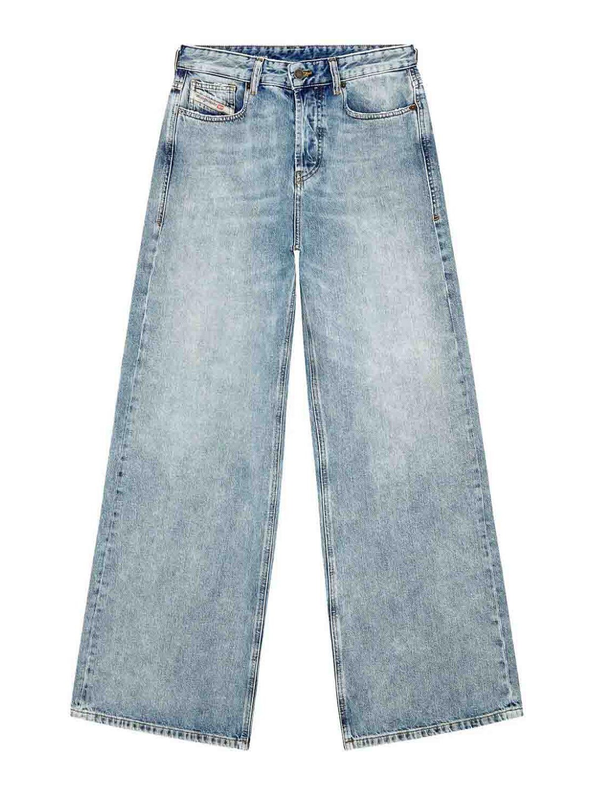 デニム・ジーパン DIESEL SS25 1996 DENIM SIRE WIDE LEG (A19183 09M40 01) DIESEL公式】D-SIRE 1996 ワイドレッグデニムレディース