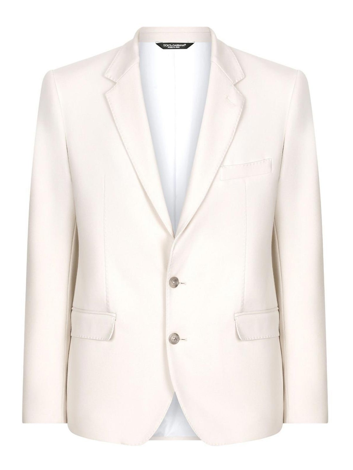 Dolce & Gabbana Viscose Blazer In White