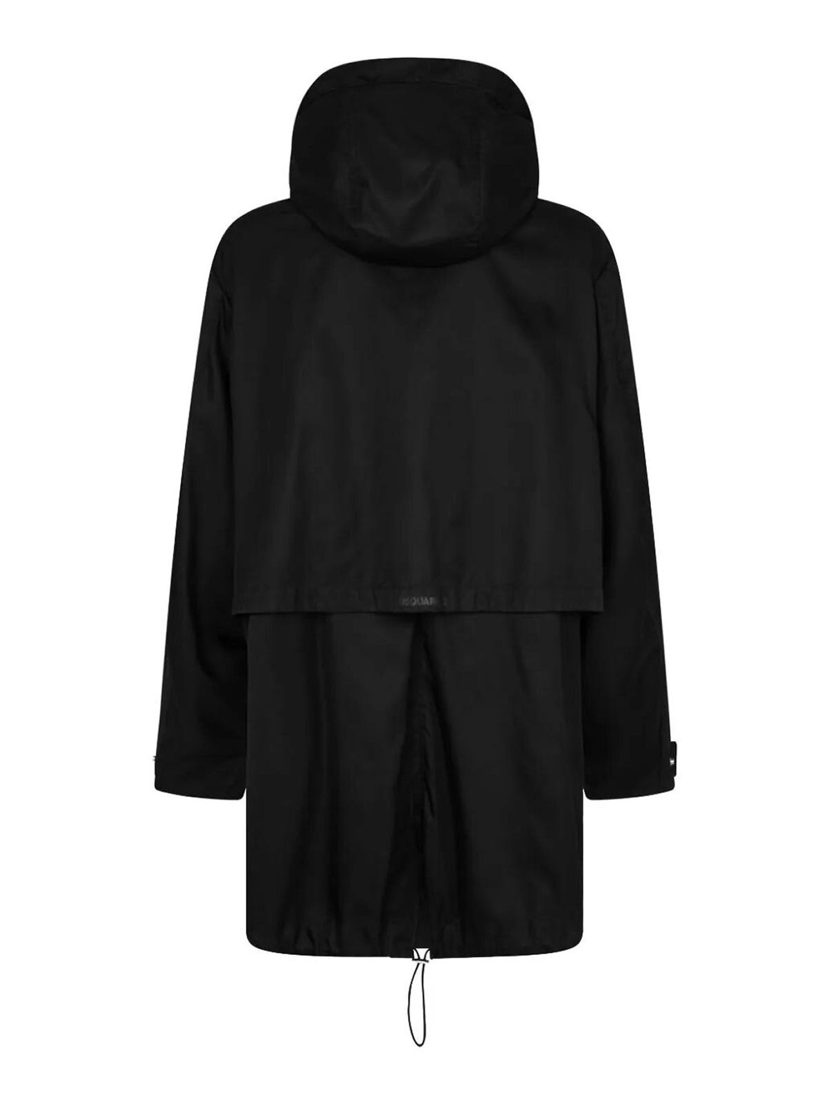 Shop Dsquared2 Layered Suburbs Parka In Black