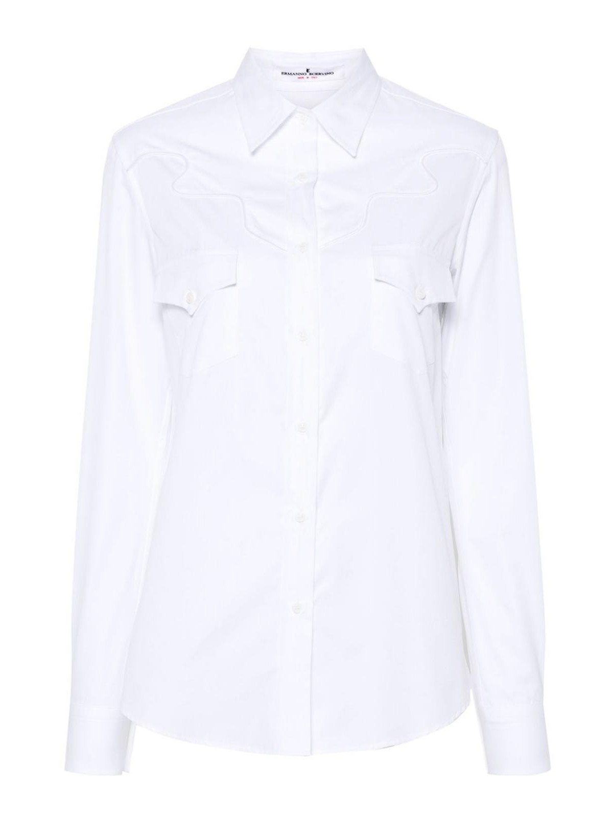 Ermanno Scervino Cotton Shirt In White