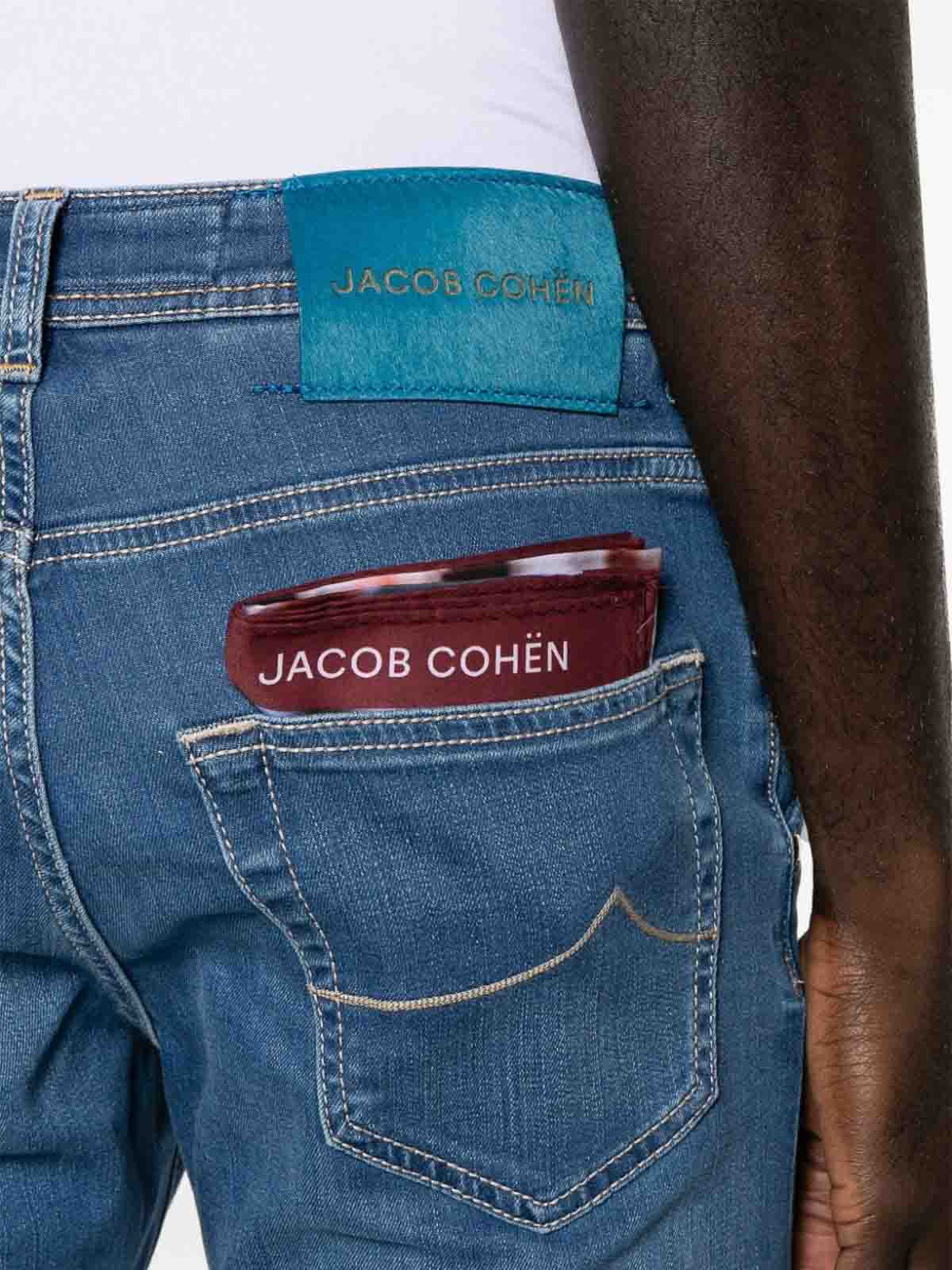 Shop Jacob Cohen Lenny 5-pocket Jeans In Blue