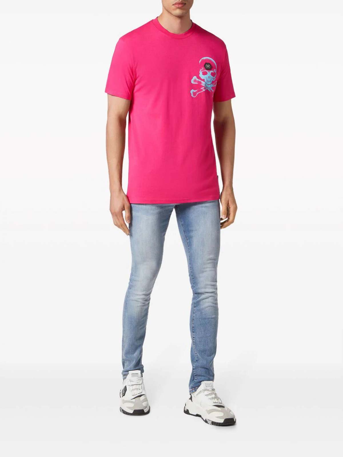 Shop Philipp Plein Camiseta - Fucsia In Fuchsia